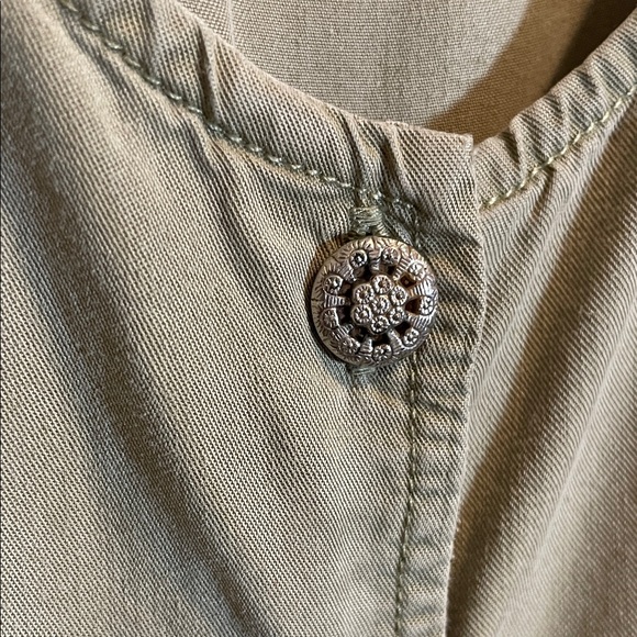 Liz Claiborne Olive Sleeveless Maxi Dress - Picture 4 of 7